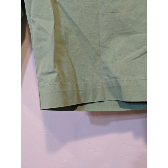 Izod Saltwater Mens Shorts 33 Flat Front Solid Casual Cotton Chino 624 - Picture 5 of 12